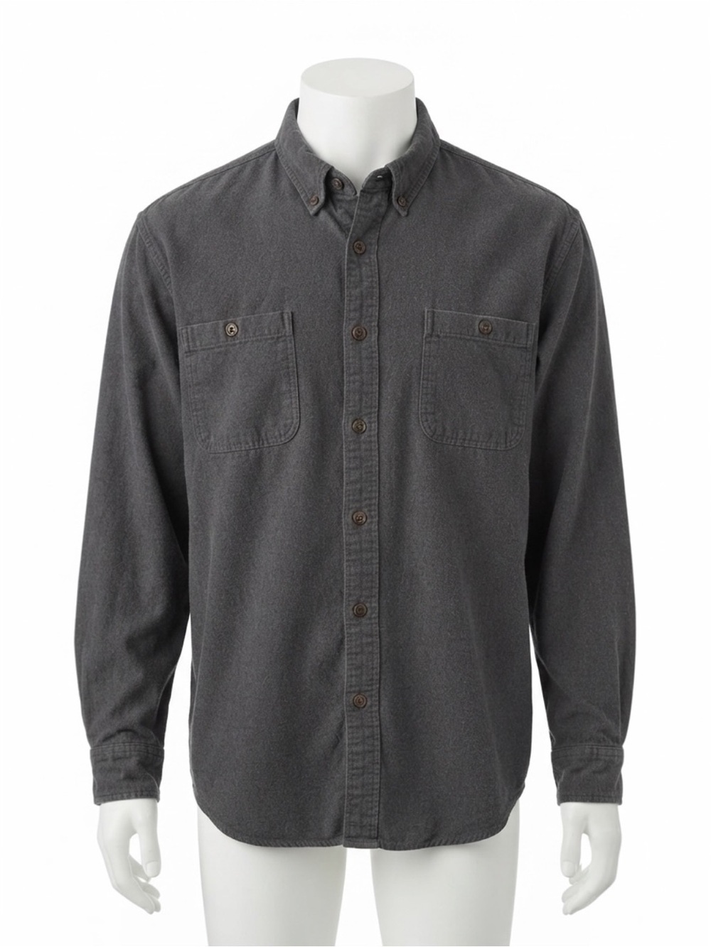 Duluth Trading Co Long Sleeve Button Down Shirt Men Relaxed Fit Workwear Utility
